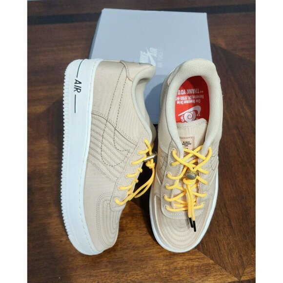NEW Nike Air Force 1  LV8 Sanddrift Citron Pulse Youth DV1622-100 Size 6.5Y - Picture 6 of 14